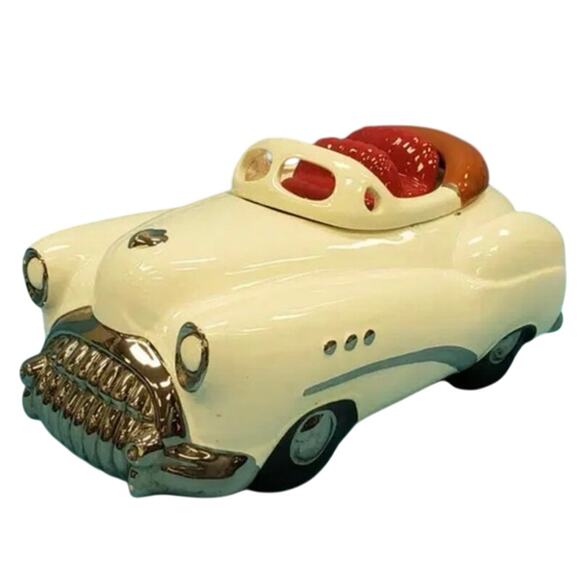 Glenn Appleman White Ceramic Packard Convertible Cookie Jar 1979 
vintage - Picture 7 of 7